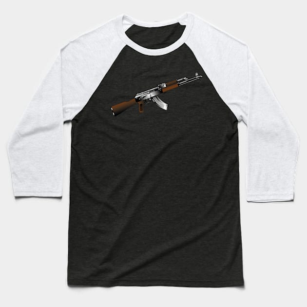 Weapon of Mass Destruction - AKM wo Txt Baseball T-Shirt by twix123844